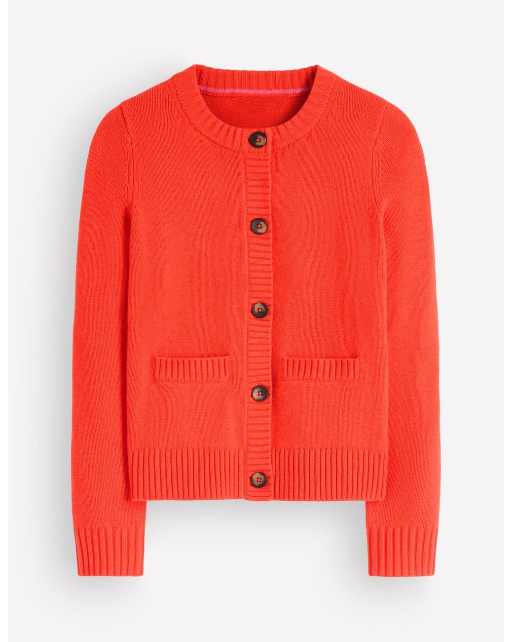 Boden Red Marta Merino Wool Cardigan