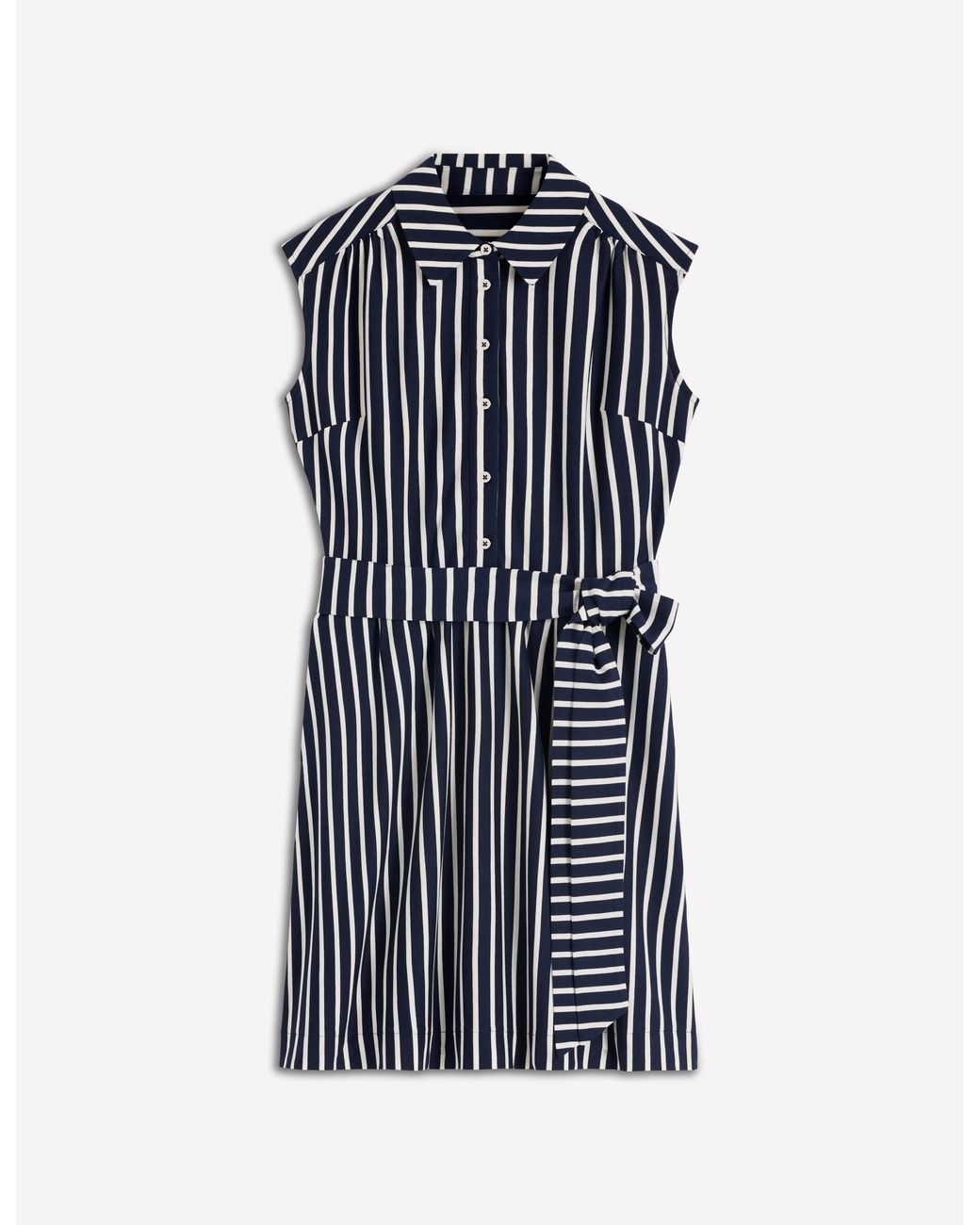 Boden Blue Honor Short Jersey Shirt Dress