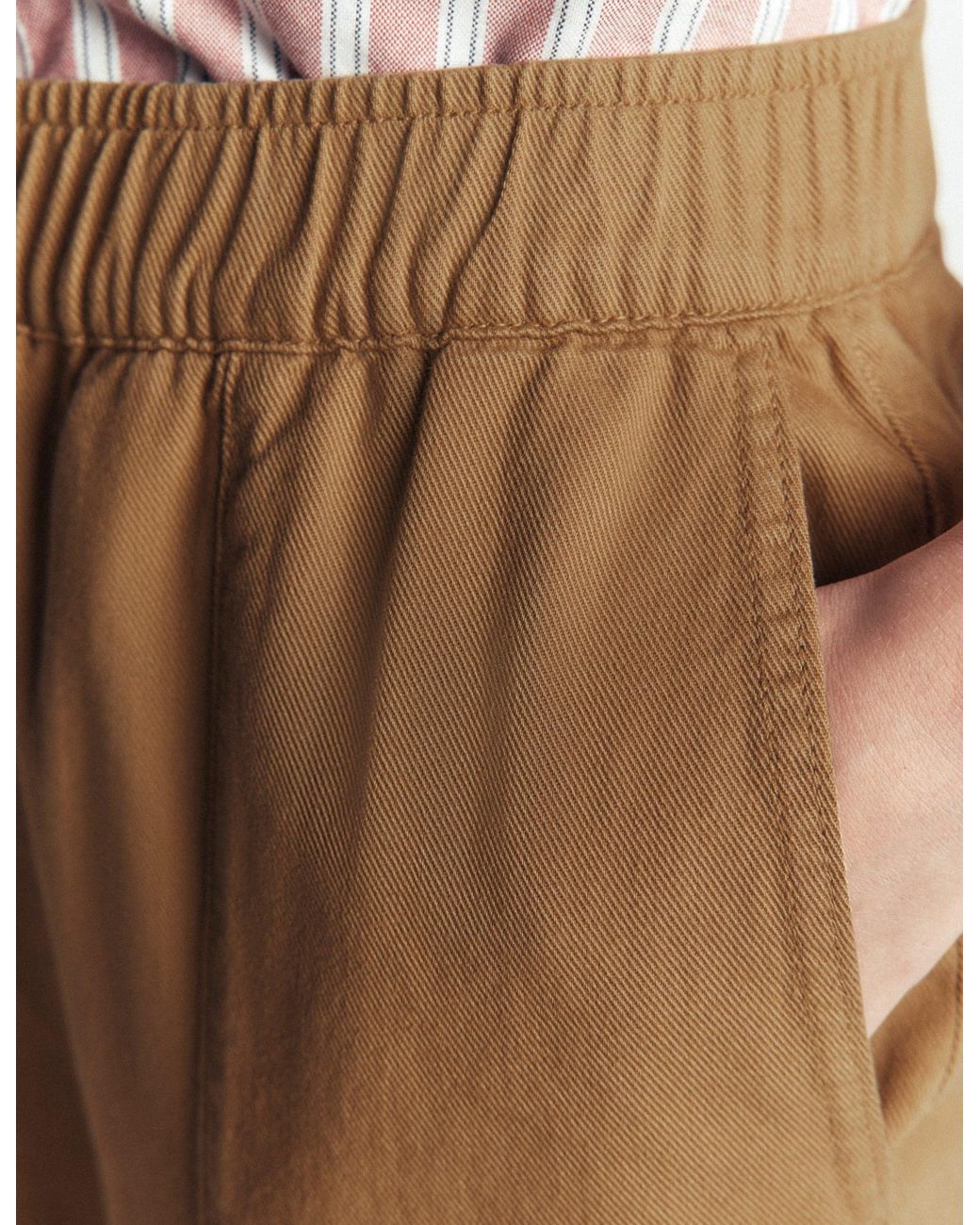 Boden Multicolor Mid Rise Straight Leg Trousers
