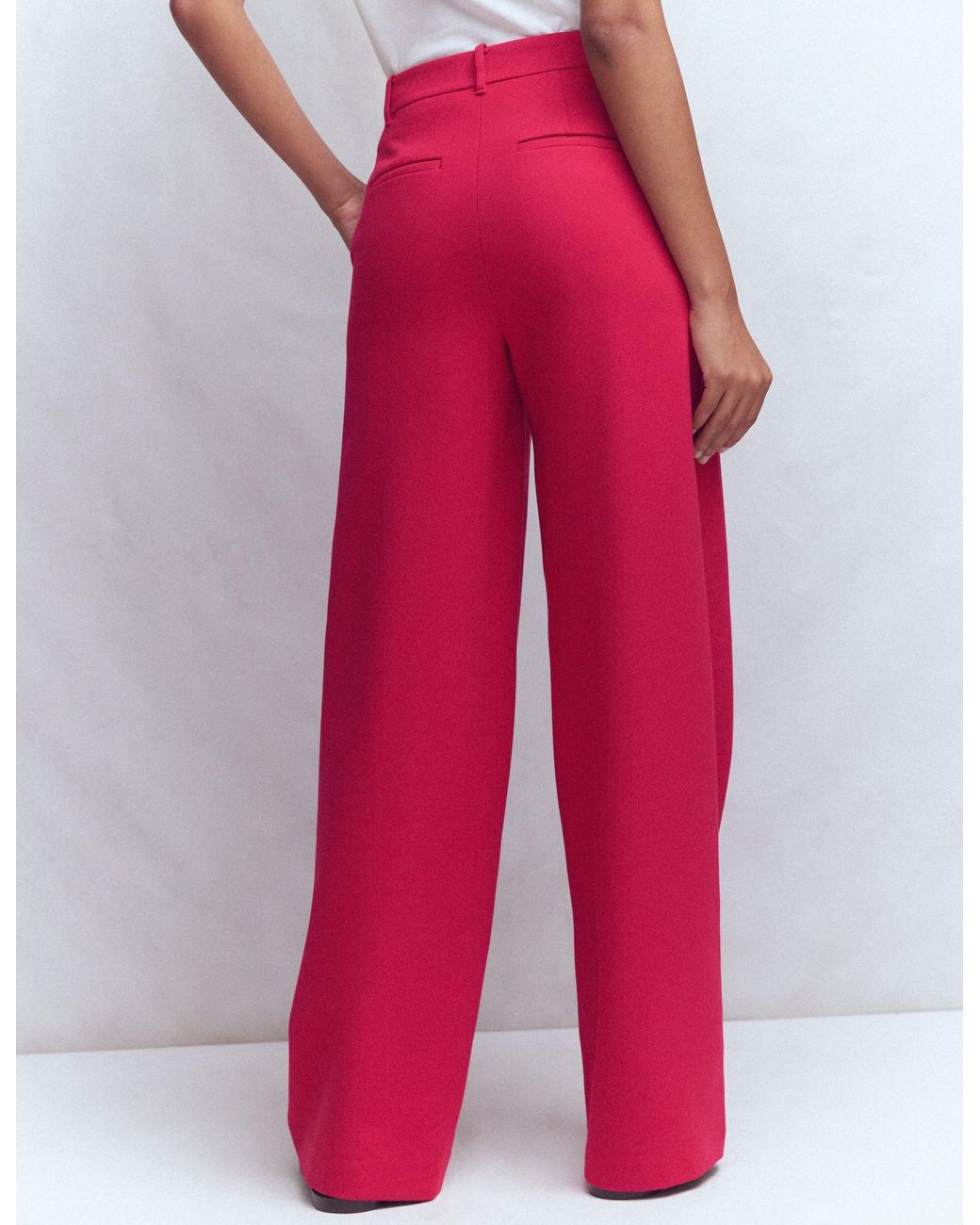 Boden Pink Belgravia Ponte Trousers
