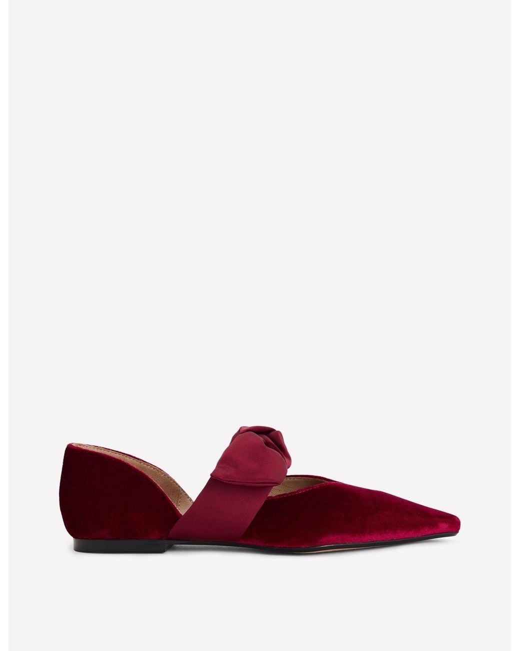 Boden Red Bow Two Part Flats