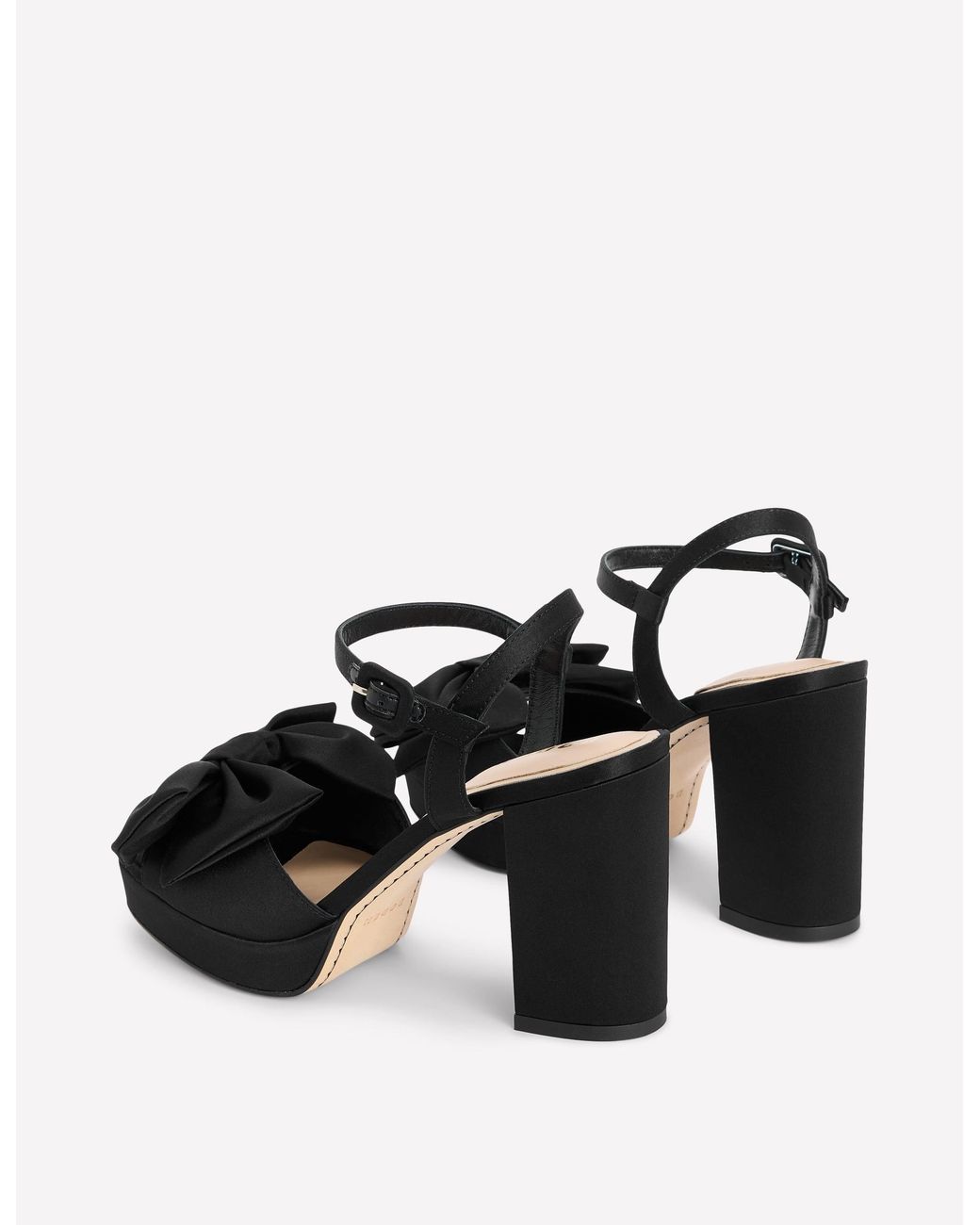 Boden Black Bow Detail Platforms