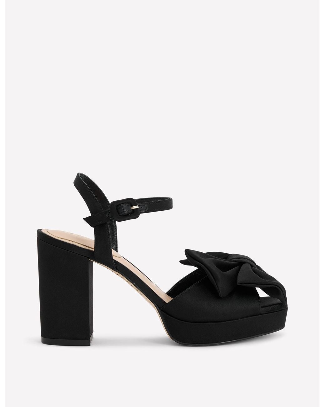 Boden Black Bow Detail Platforms