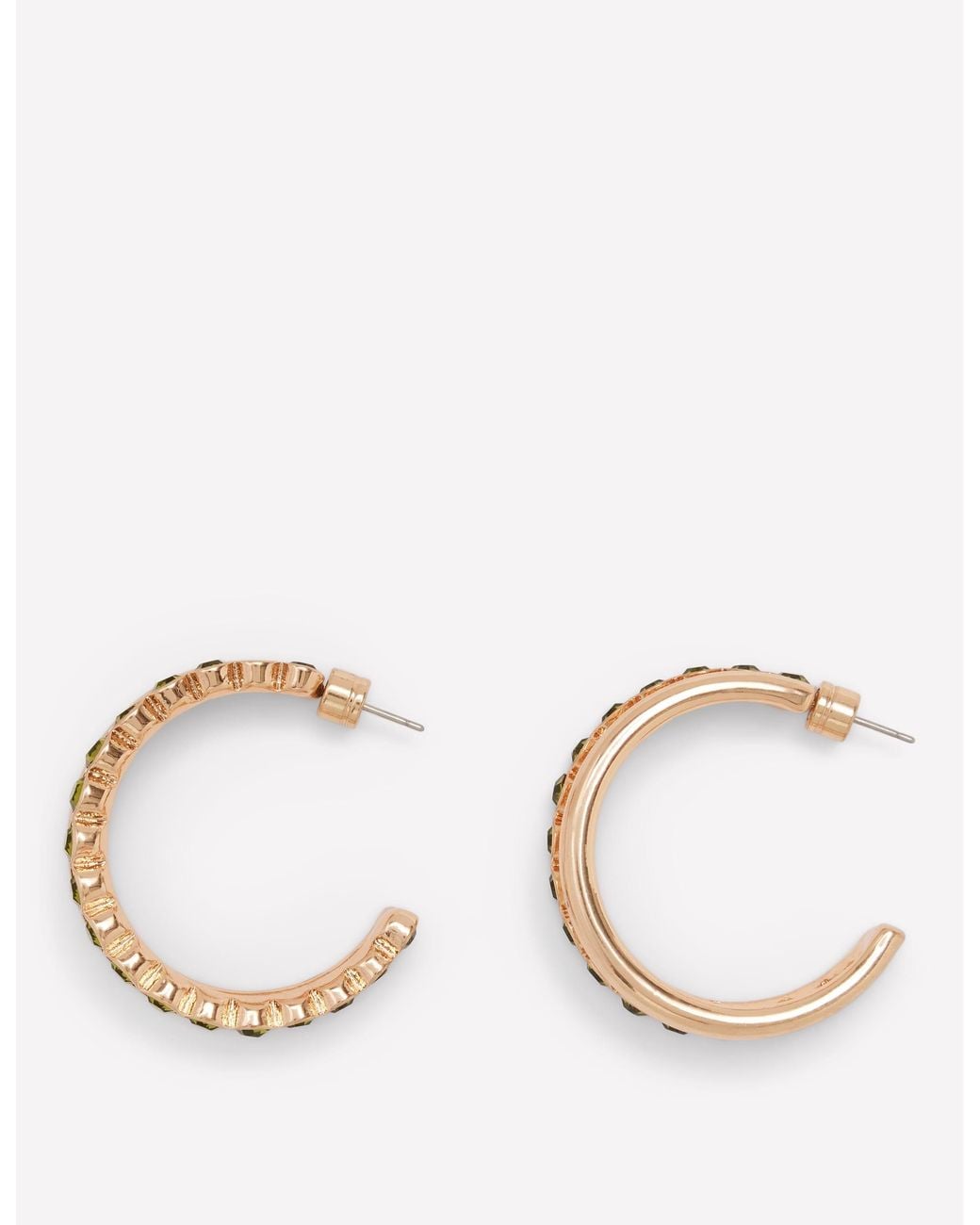 Boden Natural Large Jewel Hoops