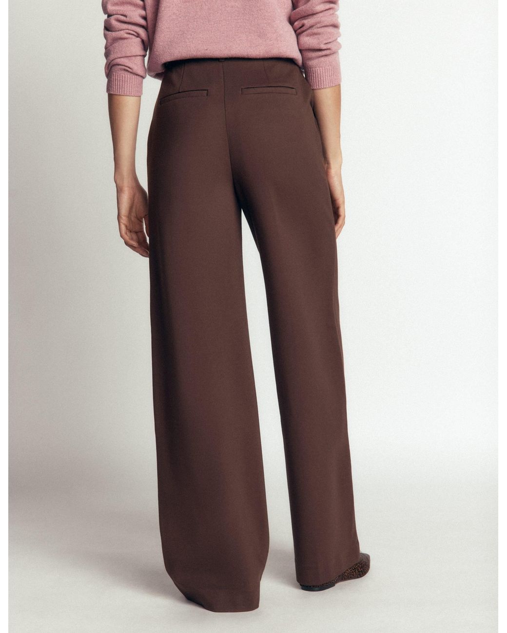 Boden Red Belgravia Ponte Trousers