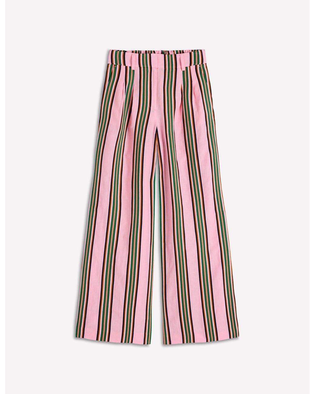 Boden Pink Kensington Linen Trousers