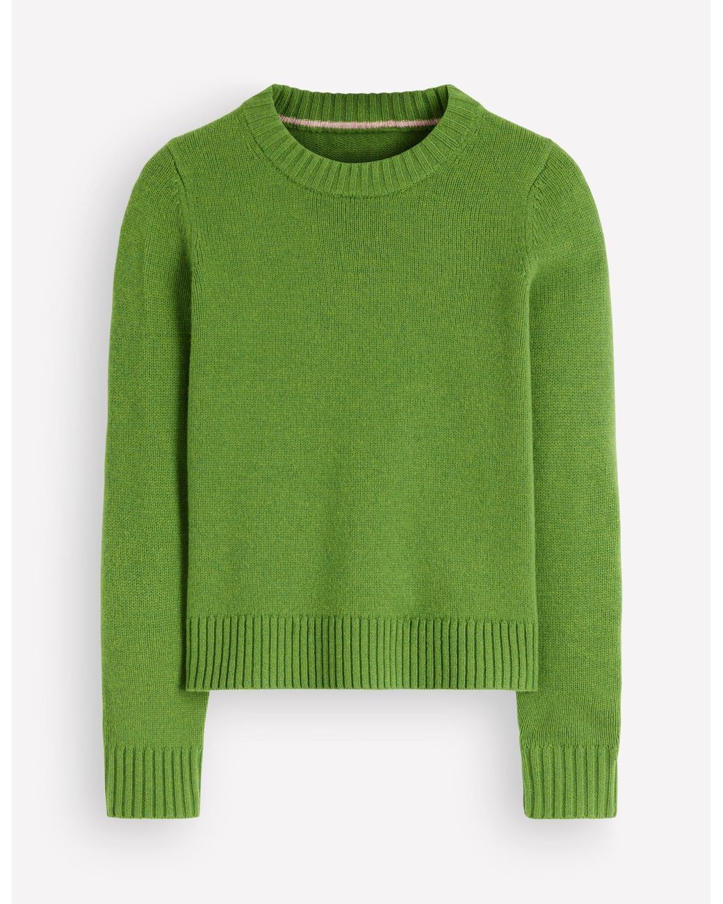 Boden Green Marta Merino Wool Crew Sweater