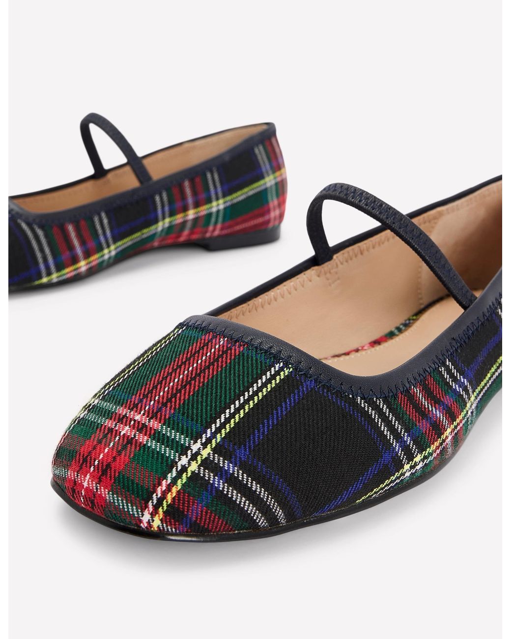Boden White Thea Mary Jane Ballet Flats