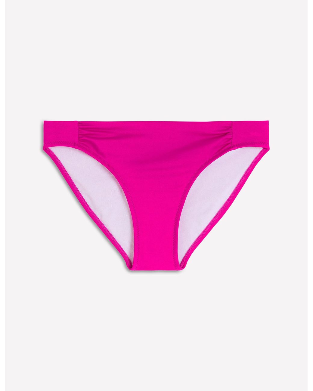 Boden Pink Classic Ruched Bikini Bottoms