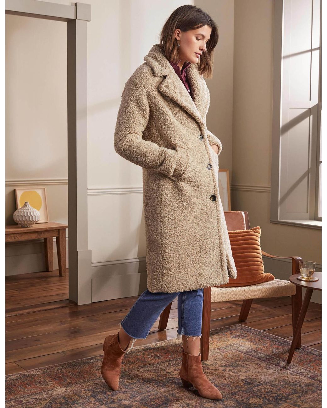 oatmeal teddy coat