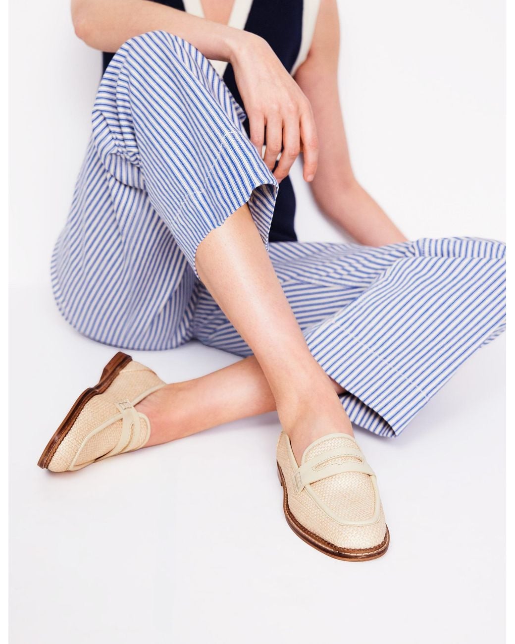 Boden Natural Nya Penny Loafers