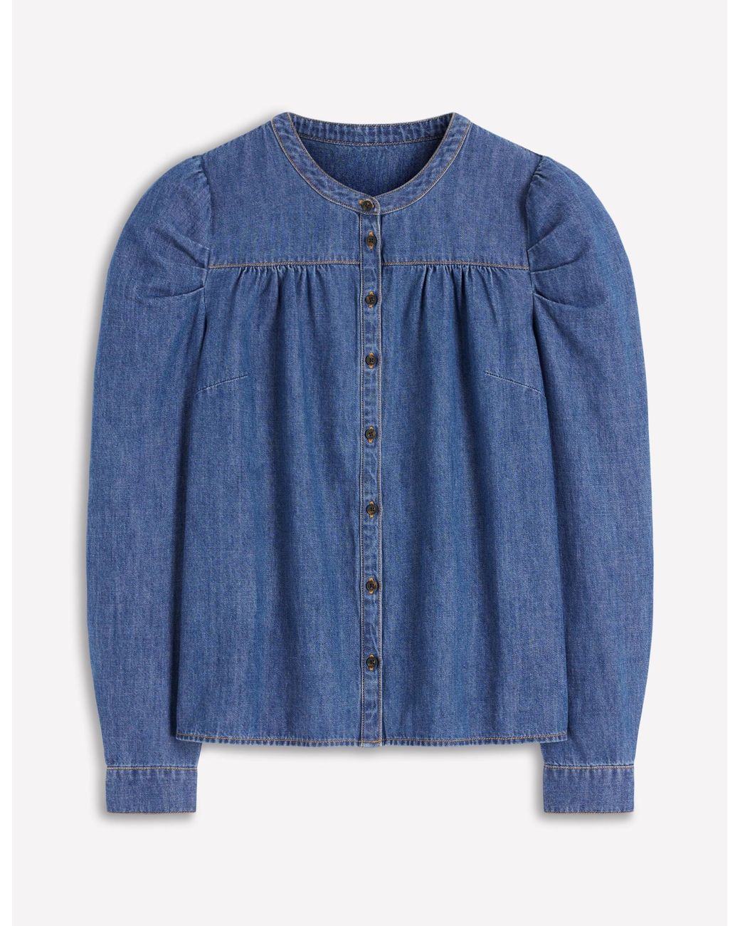 Boden Blue Mutton Denim Shirt