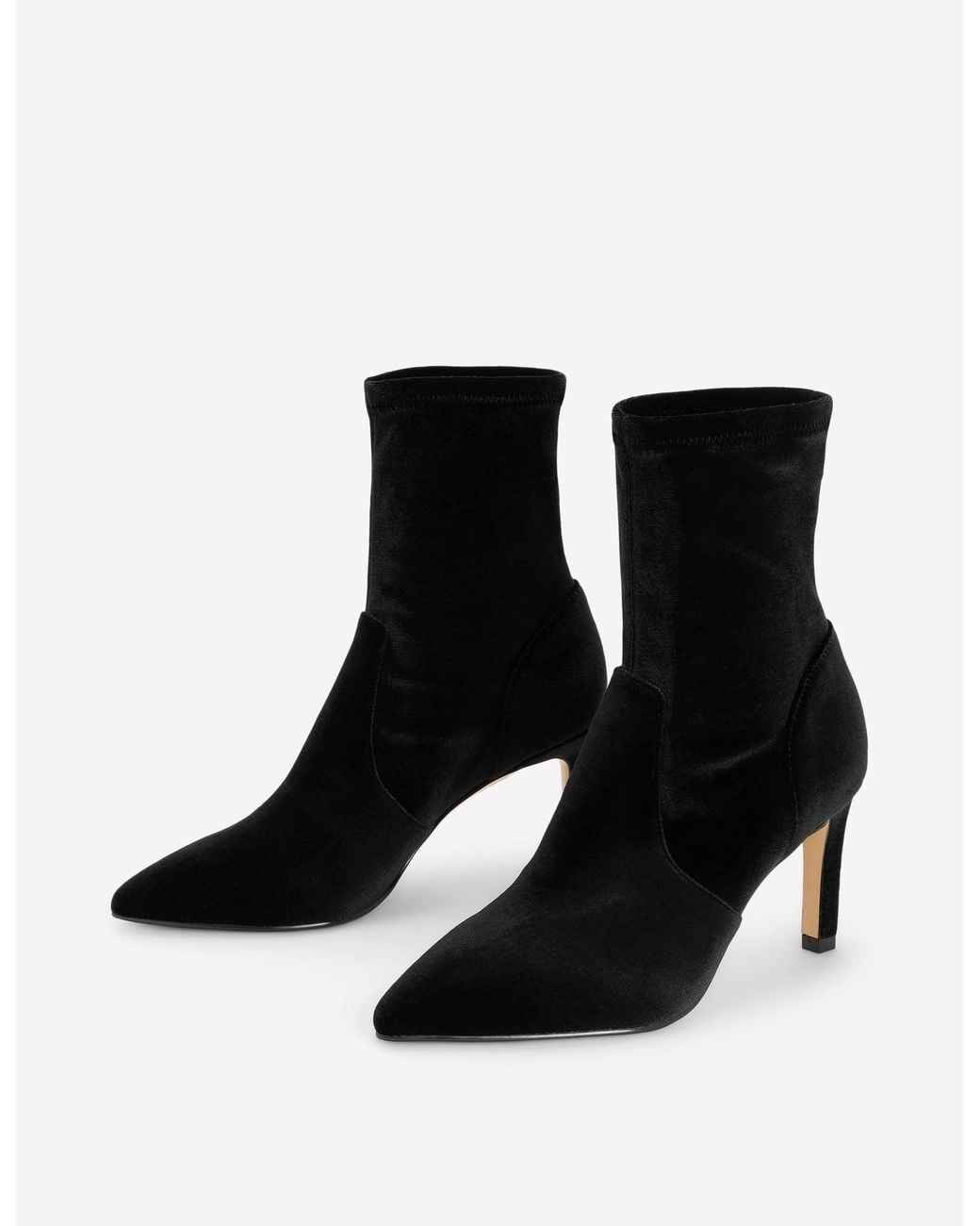 Boden Black Ankle Stretch Boots