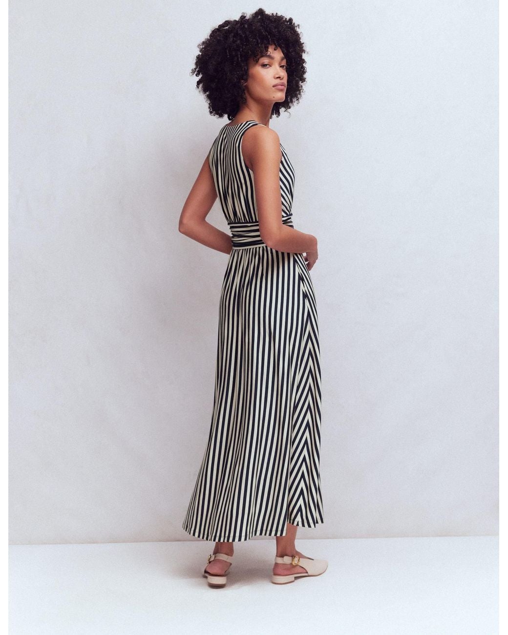 Boden Blue Elodie Jersey Maxi Dress