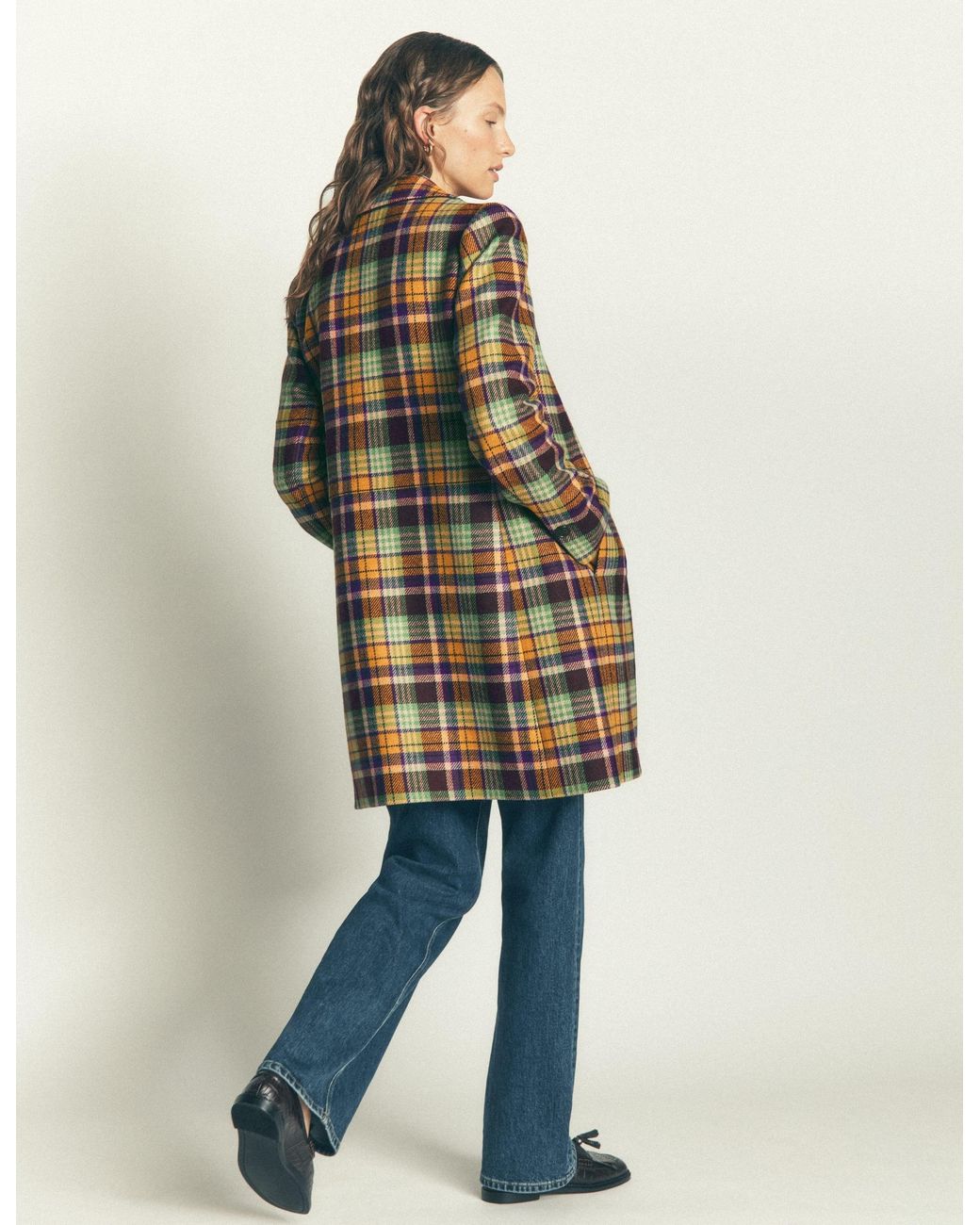 Boden Blue Aylesford Wool Coat