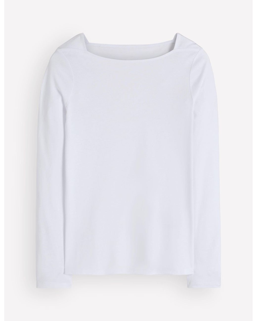 Boden Blue Supersoft Square Neck Top