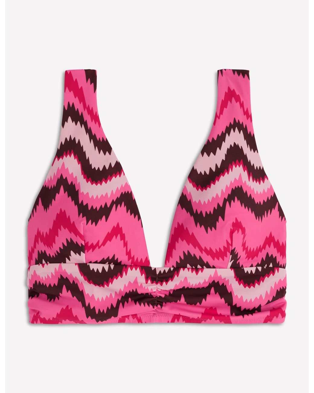 Boden Red Mykonos Deep V Bikini Top