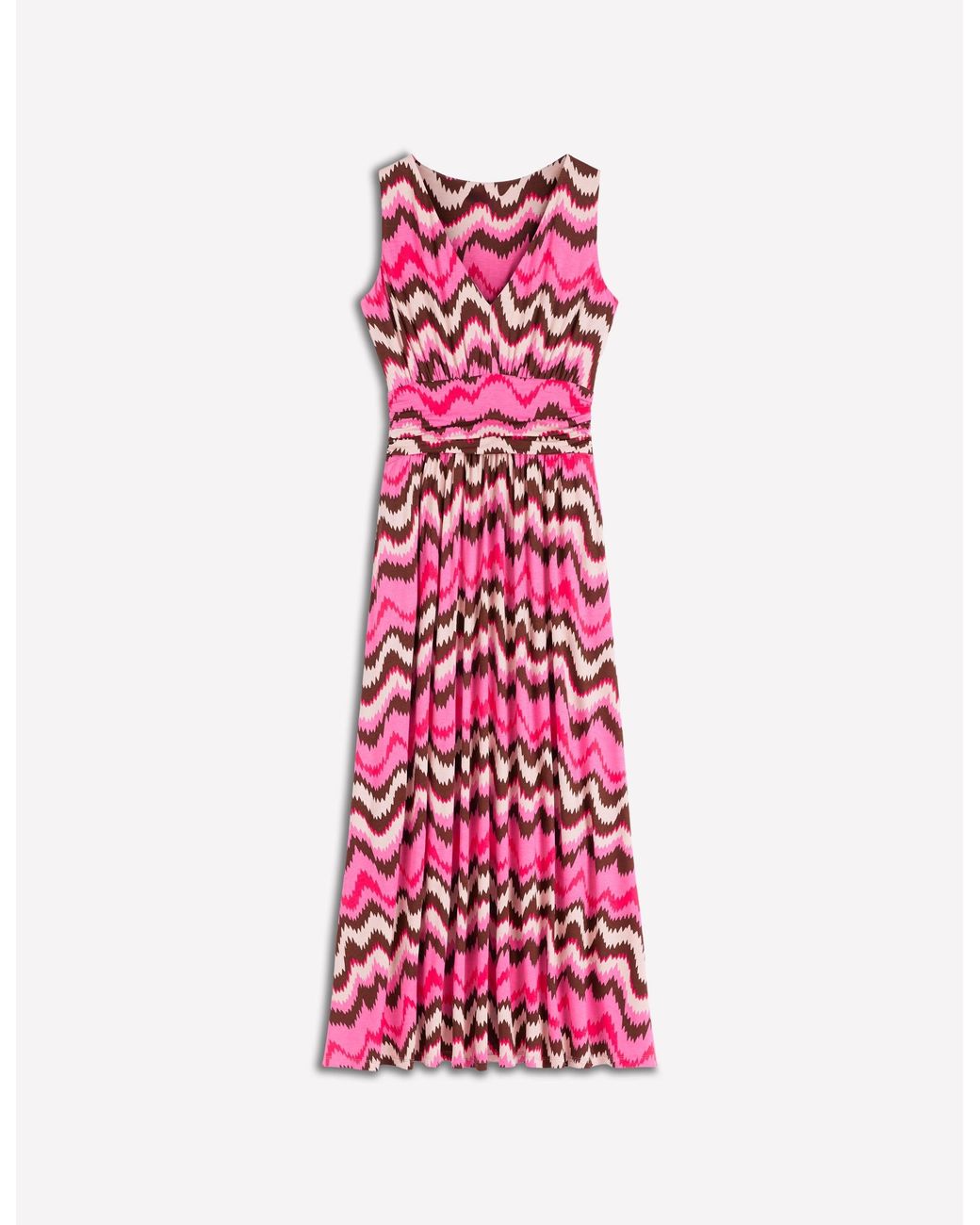 Boden Brown Elodie Jersey Maxi Dress