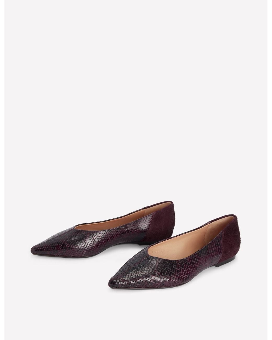 Boden Red Nigella Pointed Toe Flats