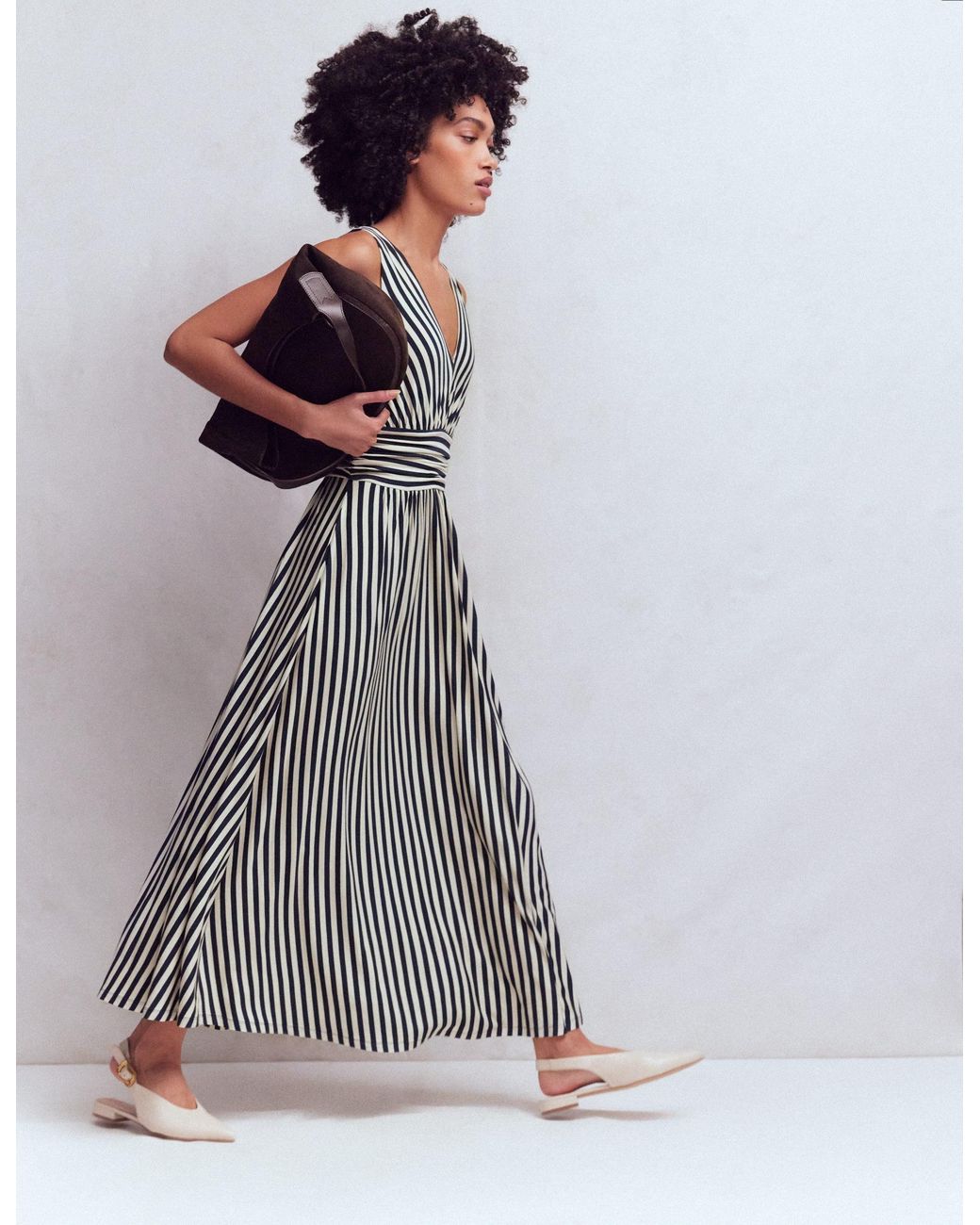 Boden Blue Elodie Jersey Maxi Dress