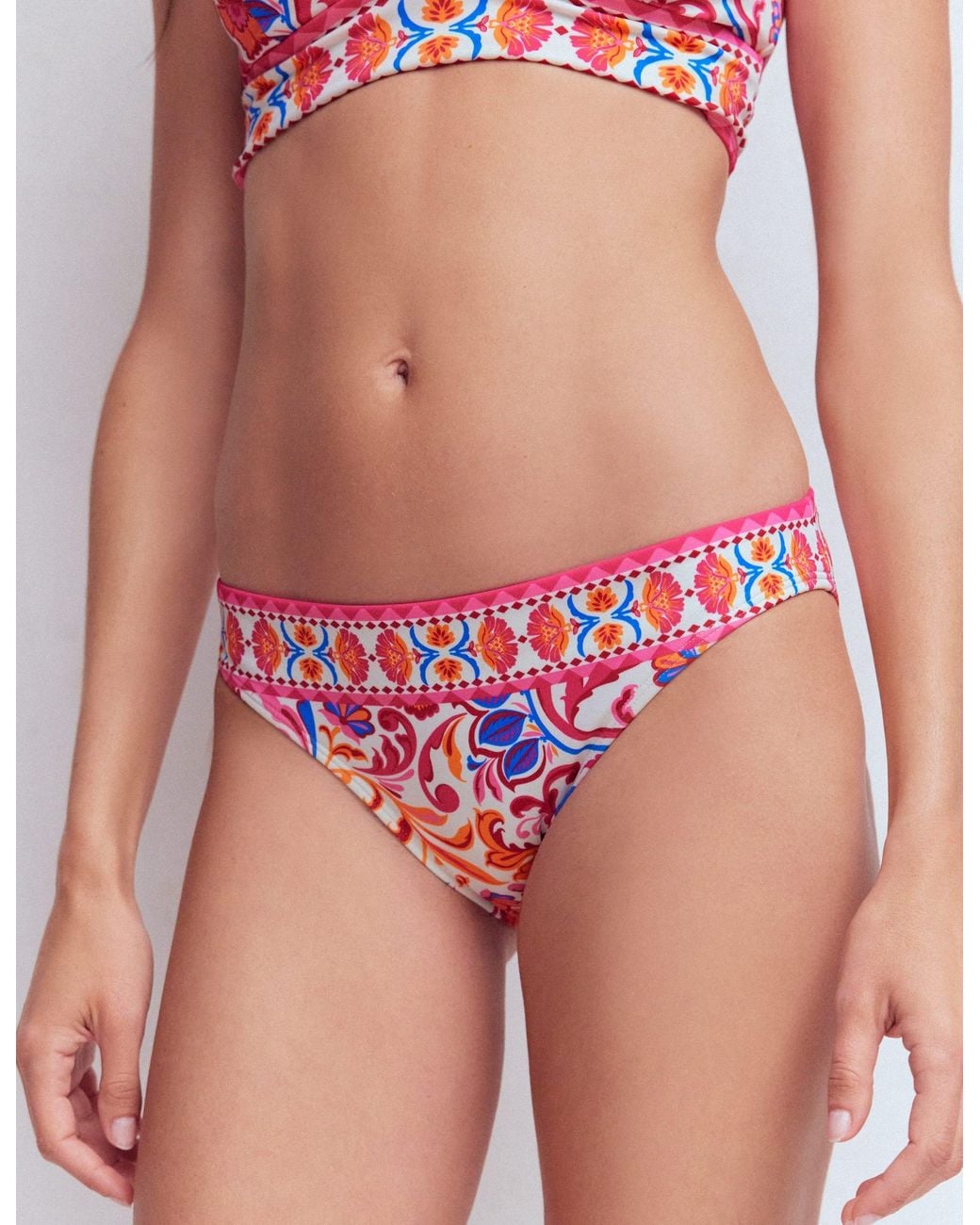 Boden Brown Porto Bikini Bottoms