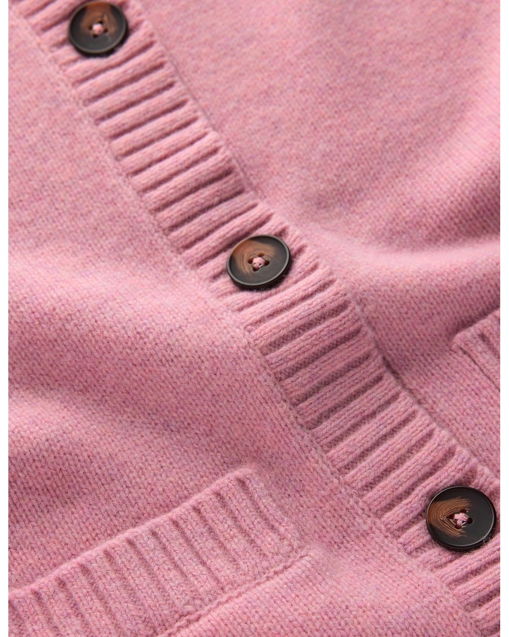 Boden Purple Marta Merino Wool Cardigan