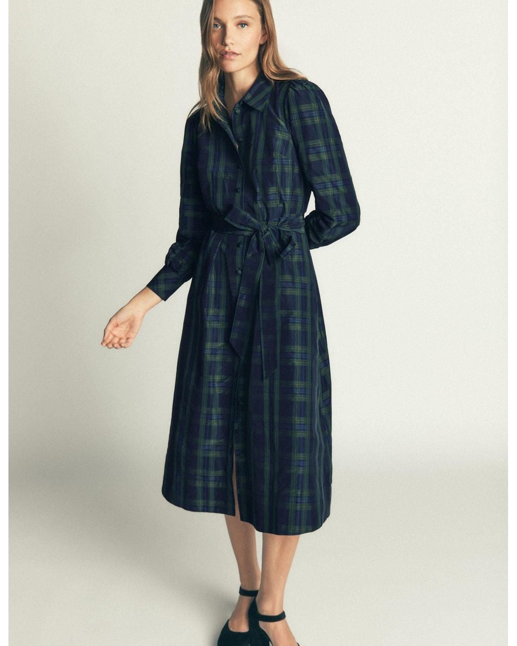 Boden Blue Maeve Occasion Shirt Dress