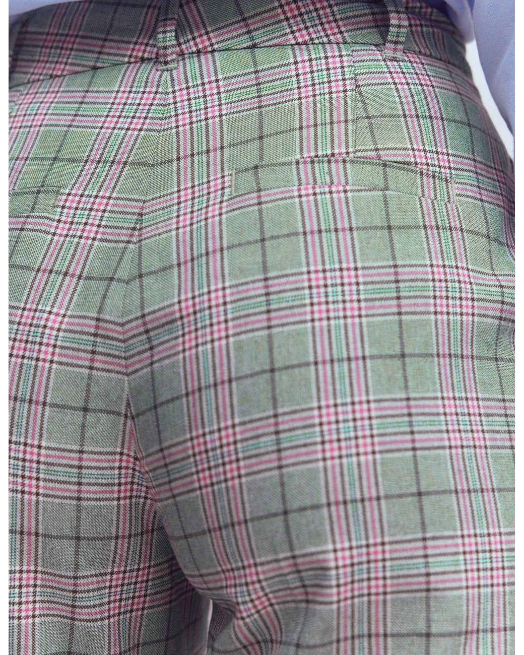Boden Blue Canonbury Tailored Trousers- And Check