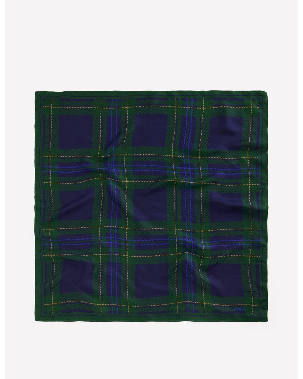 Boden Blue Elisabeth Silk Square Scarf