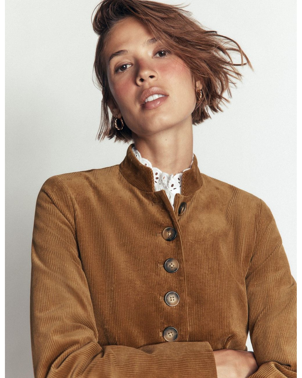 Boden Natural Hereford Military Cord Jacket