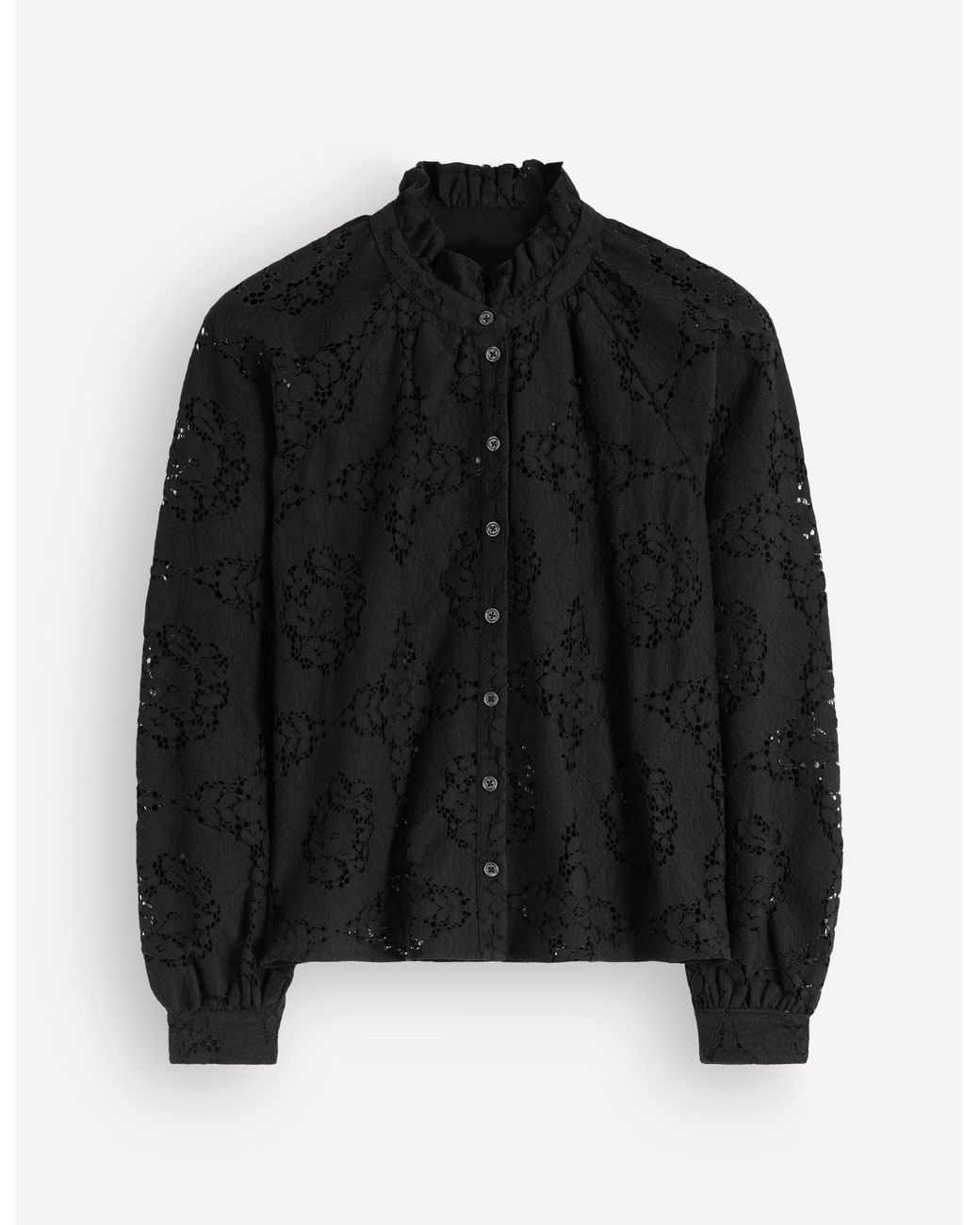 Boden Black Erica Lace Top