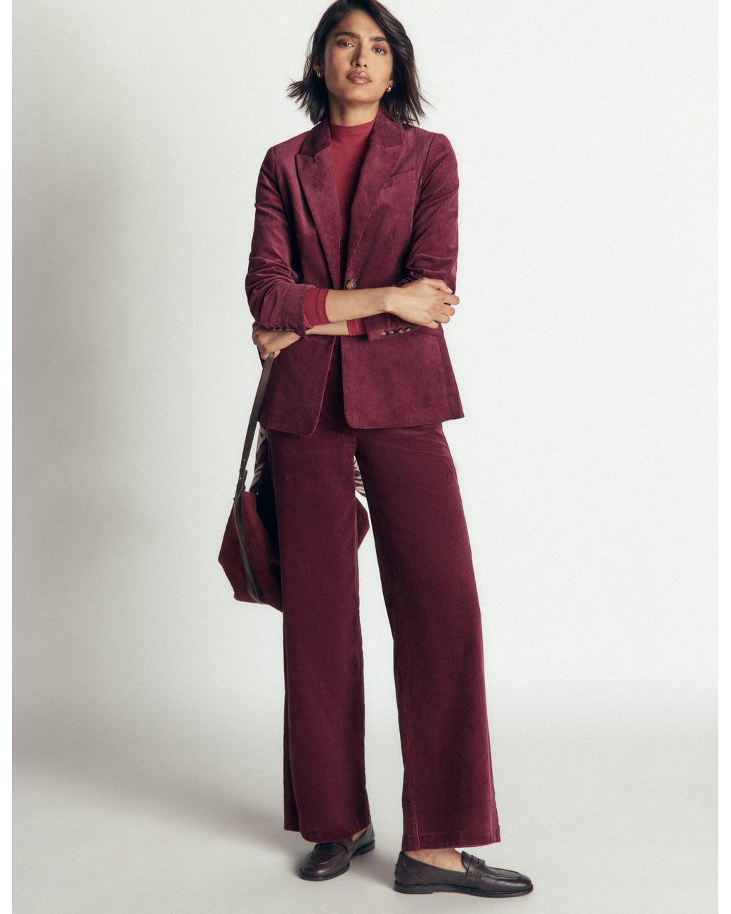 Boden Red Belgravia Cord Pants
