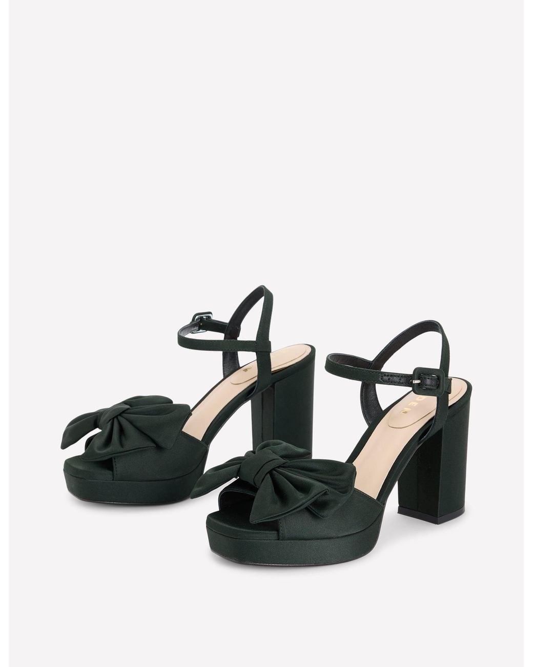 Boden Black Bow Detail Platforms