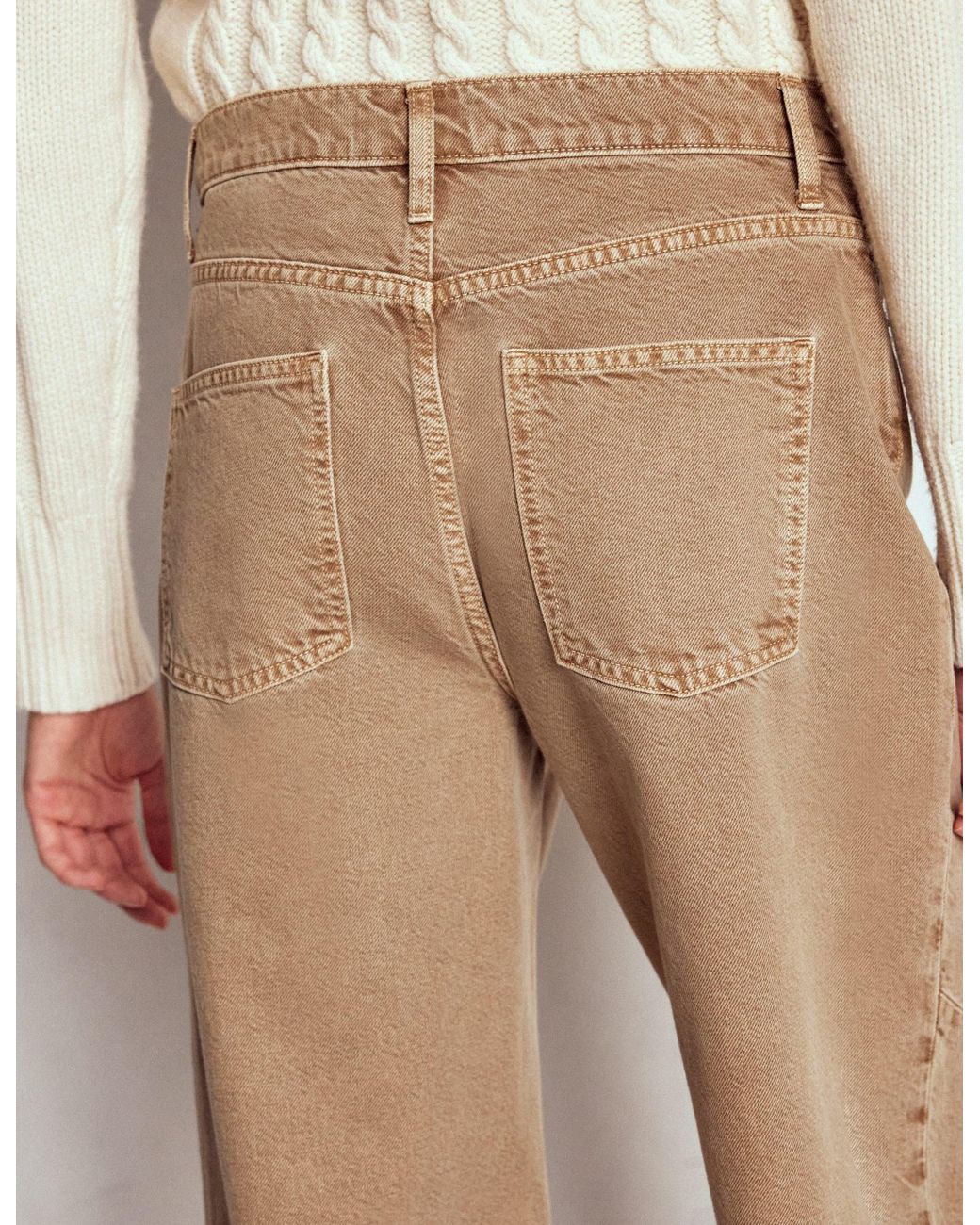 Boden Natural Barrel Jeans