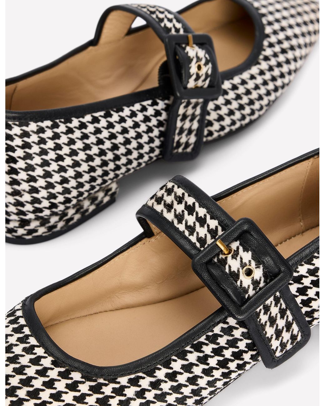 Boden White Vic Chisel Toe Mary Janes