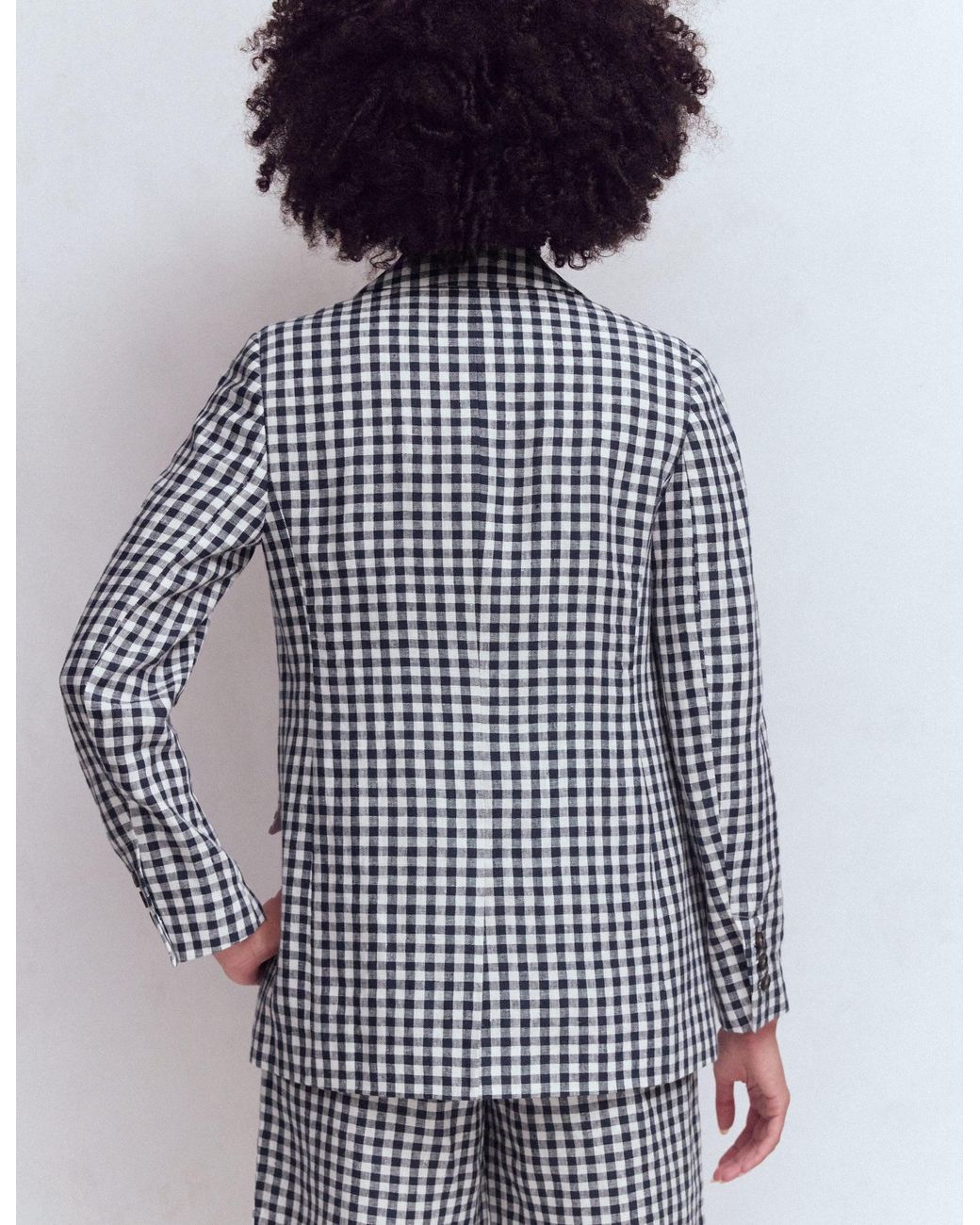 Boden Blue Woodbridge Linen Blazer