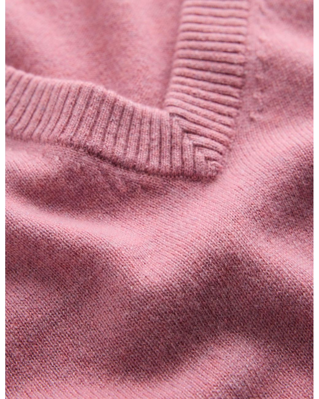 Boden Green Elsie Cashmere V Neck Jumper