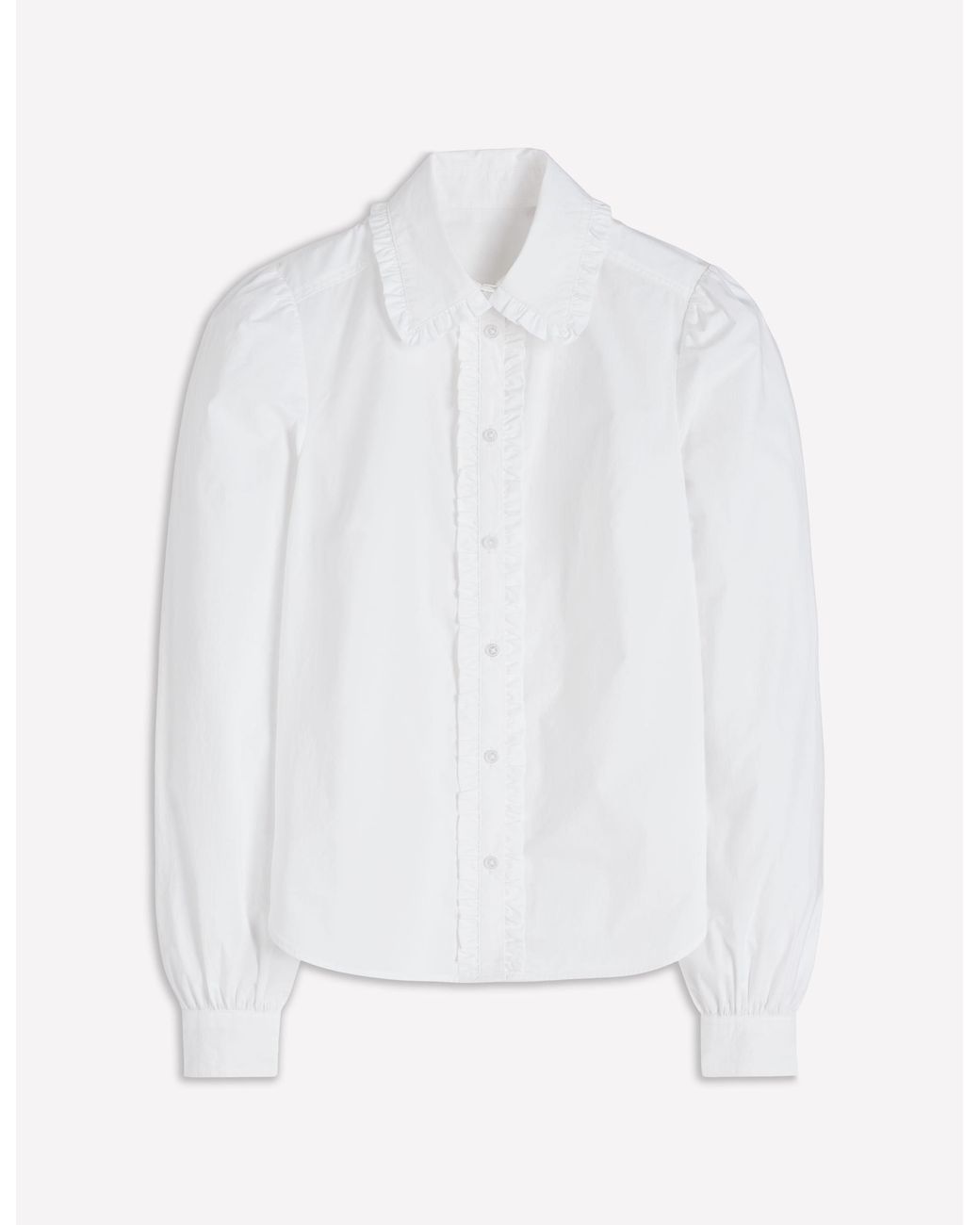 Boden White Cara Cotton Shirt
