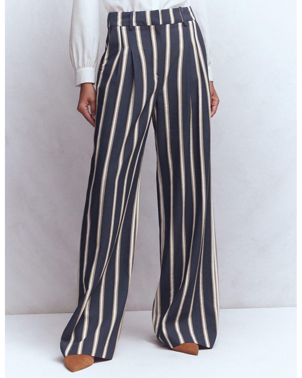 Boden White Kensington Tailored Trousers