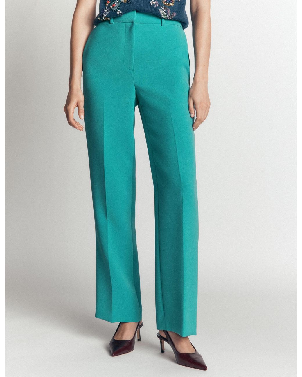 Boden Blue Fitzrovia Tailored Trousers