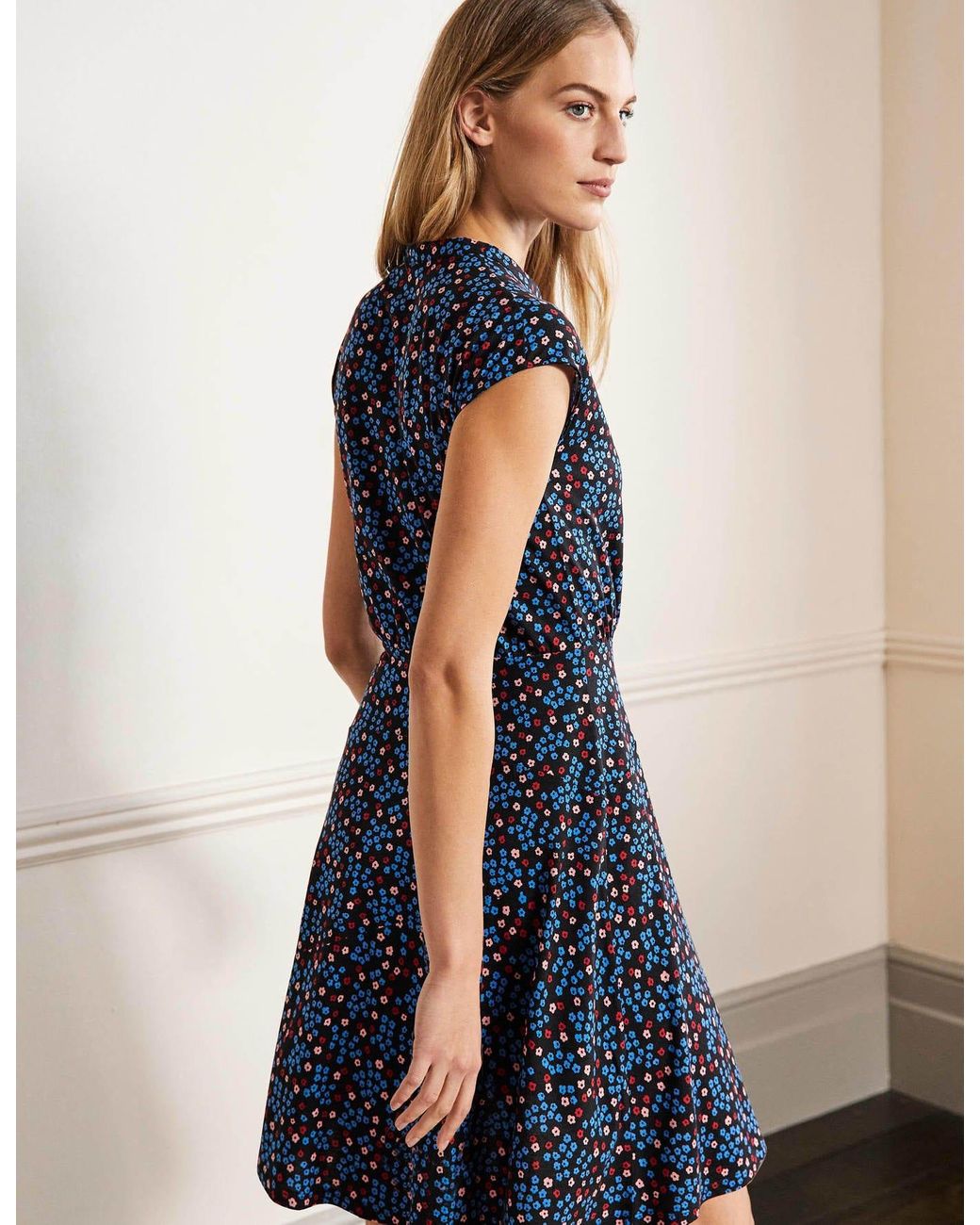 Boden Easy Jersey Shirt Dress in Blue | Lyst