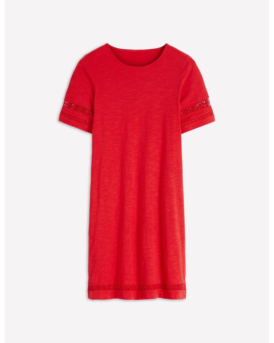Boden Red Hattie Jersey T-Shirt Dress