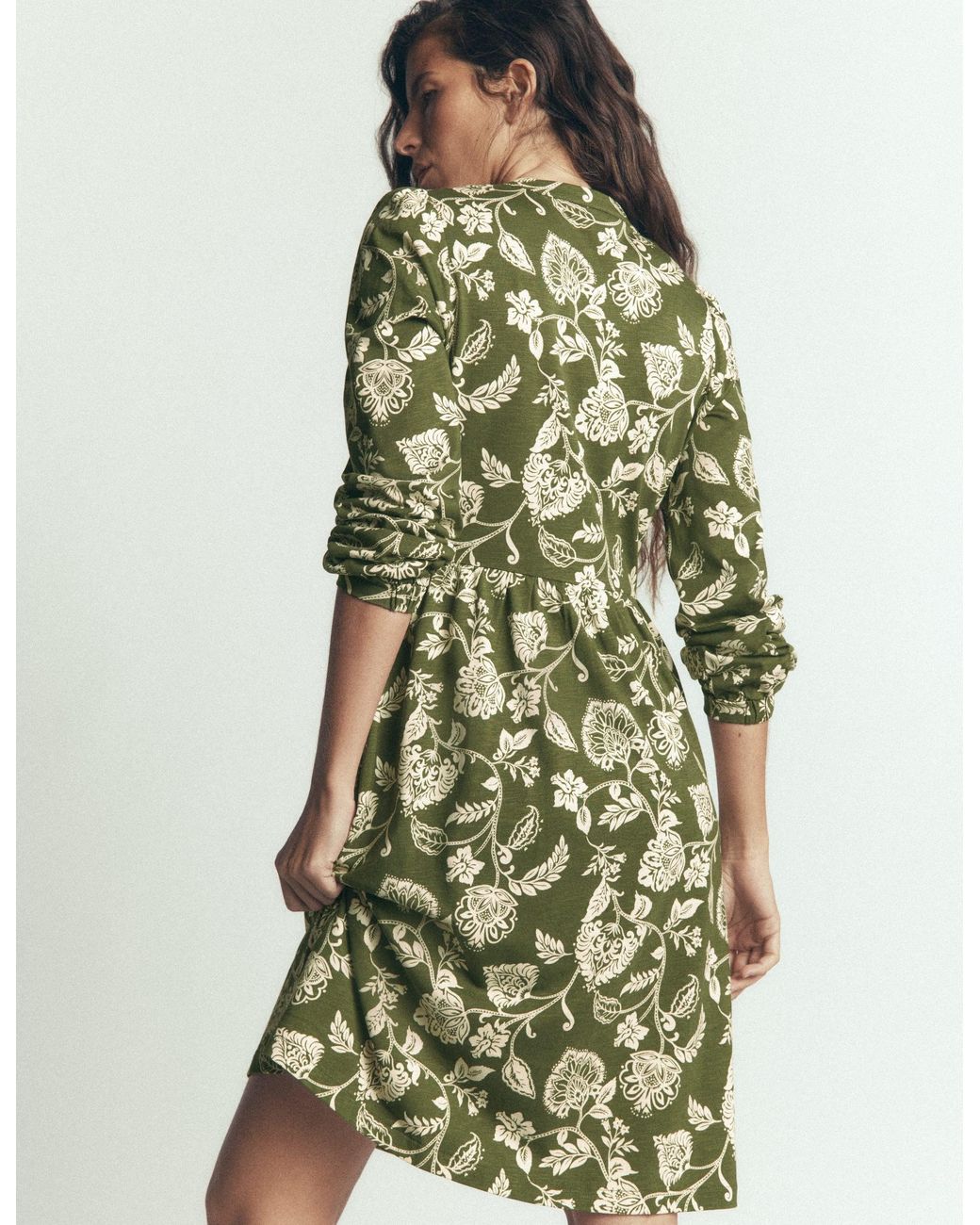 Boden Brown Naomi Relaxed Jersey Dress
