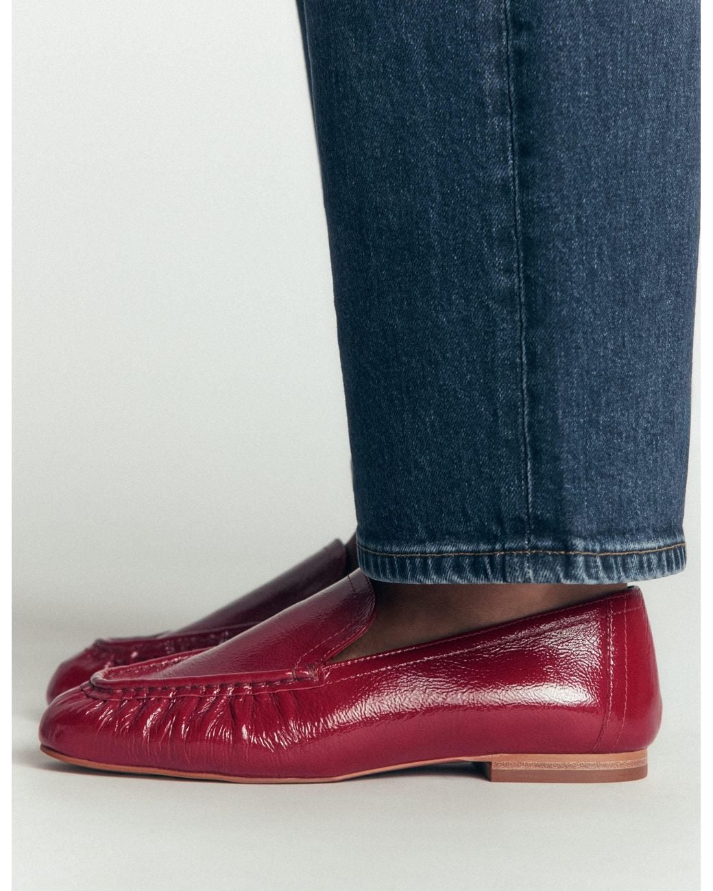 Boden Red Dinah Everyday Flexi Loafers