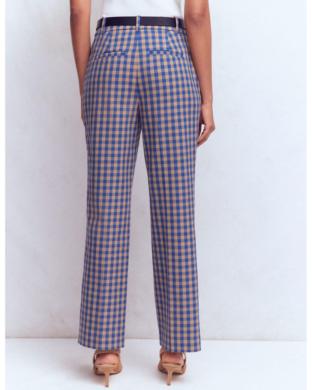 Boden Blue Canonbury Cotton 7/8 Trousers