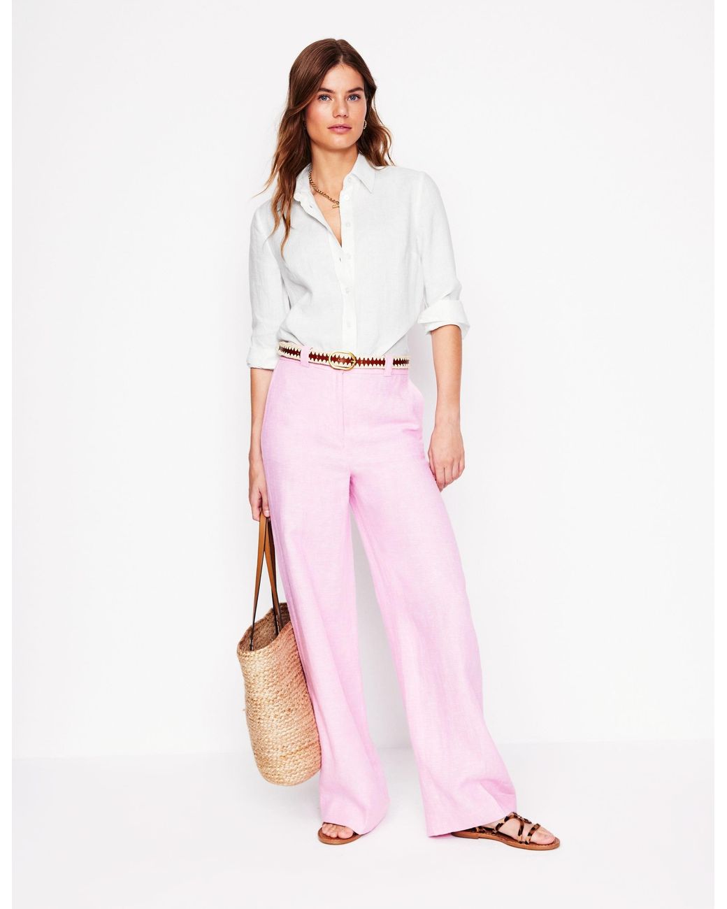 Boden Sienna Linen Shirtwhite