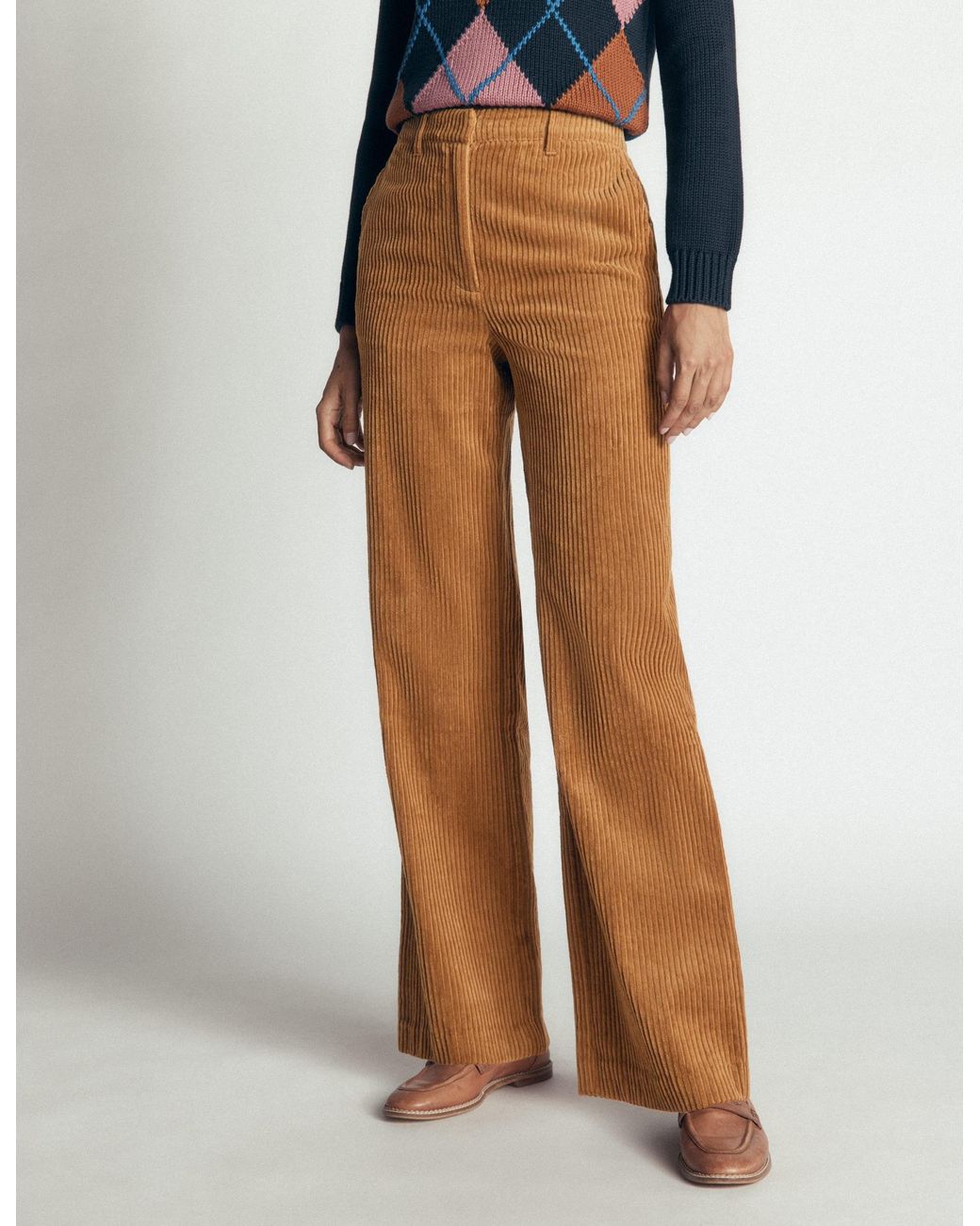 Boden Blue Fitzrovia Cord Column Pants