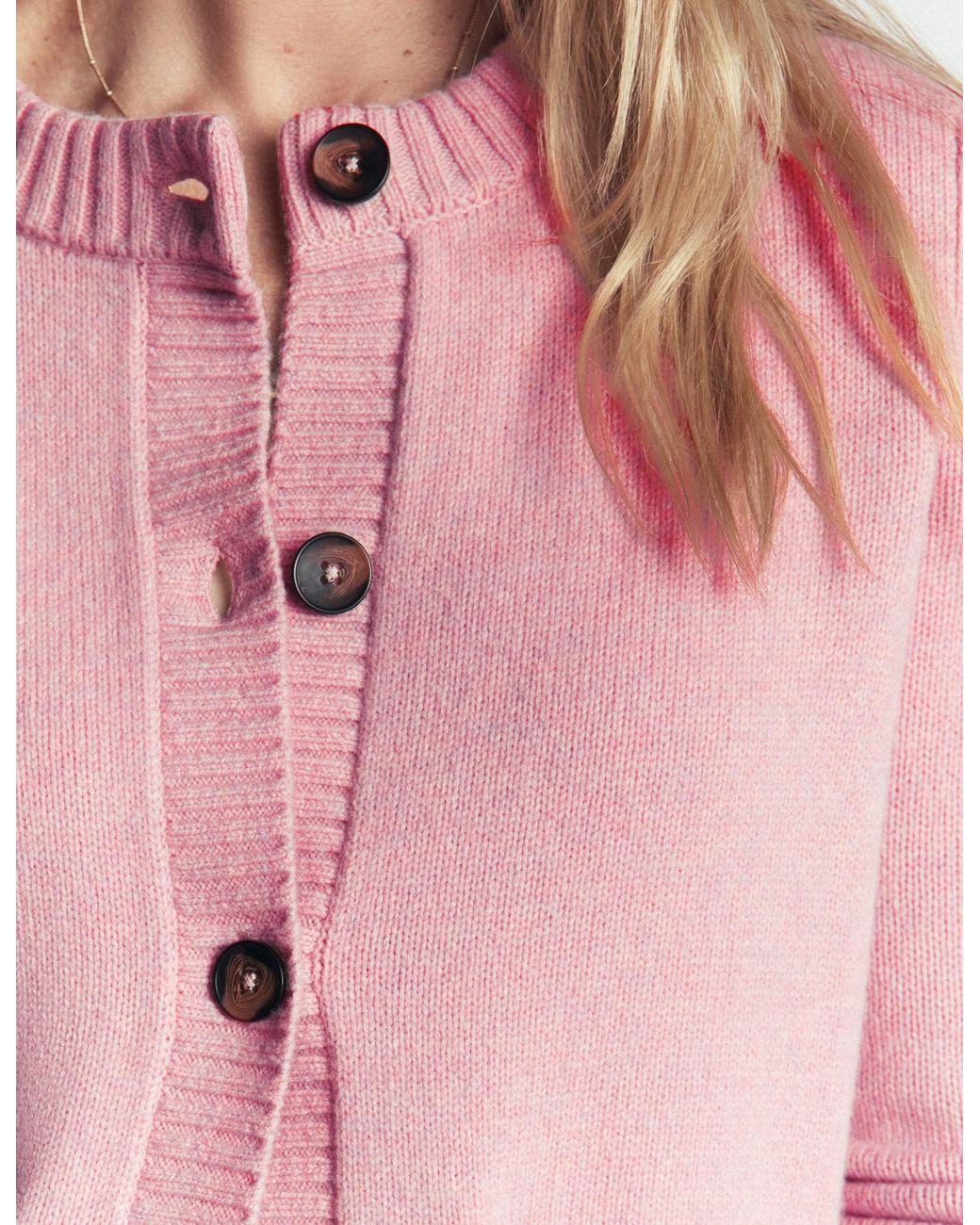 Boden Purple Marta Merino Wool Cardigan