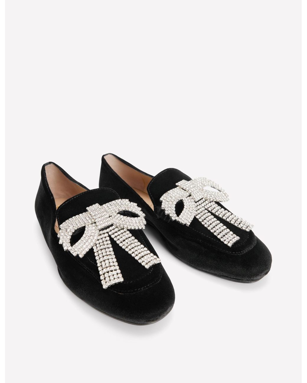 Boden Black Dinah Embellished Loafers