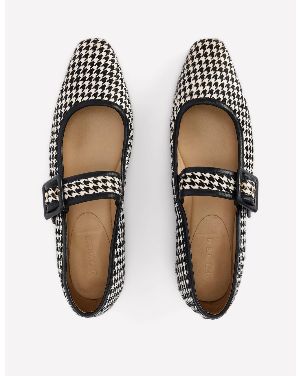 Boden White Vic Chisel Toe Mary Janes